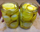 A picture of step 4 of Lee's Bread and Butter Squash Pickles.