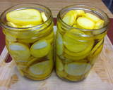 A picture of step 4 of Lee's Bread and Butter Squash Pickles.