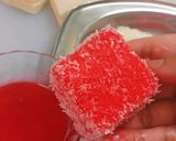 A picture of step 8 of No Cook Bread Sweet Sandwich.