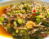 Foto langkah ke 5 dari resep Tumis pedas teri petai.