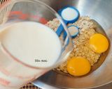 Hình bước làm 1 của món Bánh MÌ yến mạch nướng bằng chảo