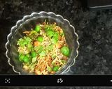 A picture of step 7 of Veg Maggi Bhel.