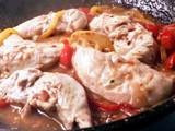 Tangy smothered chicken tenderloins
