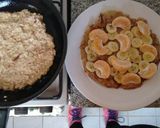 Foto del paso 8 de la receta: Tortita para merienda o desayuno con avena,harina integral y frutas..💪💜
