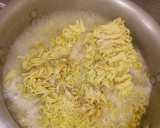 A picture of step 2 of Sharp sharp noodles😂.