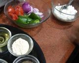 A picture of step 1 of Paneer Tikka Masala.