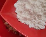 A picture of step 7 of Dilkush or sweet bread with coconut and tutti frutti filling.
