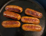 A picture of step 1 of Cacio e Pepe & Sausage.