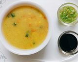 A picture of step 1 of Sweet Corn Soup.