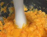 Foto del paso 9 de la receta: Pollo con salsa de achiote, puré de papa con zanahoria y repollo