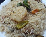 A picture of step 4 of Yakhni palao.