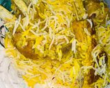 A picture of step 10 of Zaffrani Mutton Pulao.