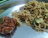 A picture of step 4 of Bambino/Vermicelli upma.