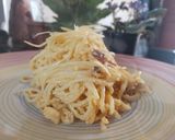 Foto del paso 5 de la receta: Espaguetis a la carbonara con yemas y sin crema