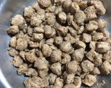 A picture of step 3 of Soya Chunks Tikki.