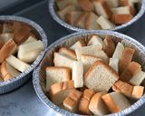 Foto langkah ke 2 dari resep Bread Butter Pudding (Puding Roti).
