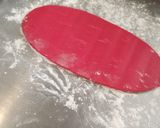 Foto del paso 5 de la receta: Pastel de fondant con decoración de Navidad 🎄☃️