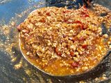 Nam Prik Ong Kai (Spicy chicken and Tomato dip)