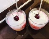 عکس مرحله 2 از دستور میلک شیک گیلاس