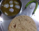 A picture of step 7 of Palak paneer ki sabji.