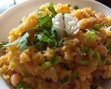 A picture of step 2 of Shezuwan poha.