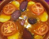 Foto del paso 5 de la receta Arroz al horno con jamón y morcilla de arroz