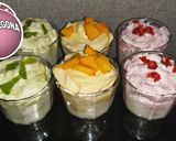 A picture of step 6 of Fruit Dalgona for kids.