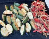 Une image de l'étape 12 de Courgettes rondes et poivron grillés aux épices italiennes (recette plancha).