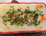 Hình bước làm 2 của món Cháo hàu nấm