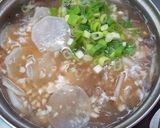 Foto langkah ke 8 dari resep Sayur Bening Lobak Daging Tumis.