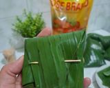 Foto langkah ke 8 dari resep Bacang ketan isi ayam gurih daun pisang (tanpa rebus lama)🍙.