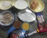 A picture of step 2 of Brownie pizza.