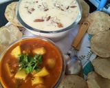 A picture of step 1 of Sewai ki kheer-vermicelli kheer.