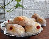 Foto langkah ke 13 dari resep DONAT BOMBOLONI (tanpa telur) sekali proofing.