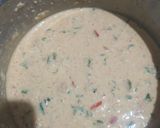 A picture of step 4 of Oats Chilla.