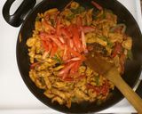A picture of step 6 of Chicken Tahini Wrap (Chicken Wrap).