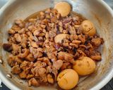 Foto langkah ke 7 dari resep Nasi Tim Ayam Jamur.
