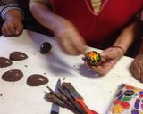 Foto del paso 2 de la receta: Huevitos de chocolate 🍫