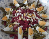 Foto del paso 4 de la receta: Ensalada de alubias rojas y judías verdes