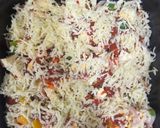 A picture of step 9 of Desi Pizza Rice Delight.
