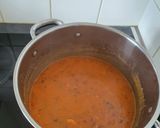 Une image de l'étape 7 de Sauce haricots rouges au lait de coco et curry.