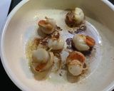 Foto del paso 2 de la receta: Vieiras con Crema de Coco y Lima sobre Piña asada