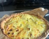 Une image de l'étape 3 de Tarte à la rhubarbe meringuée.