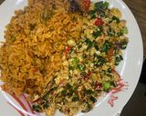 A picture of step 2 of Palm oil jollof 🍚 rice 🍽.