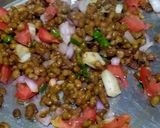 A picture of step 3 of Moong chat.