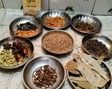 A picture of step 1 of Garam Masala.