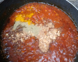 A picture of step 6 of Spagetti with cabbage sauce.