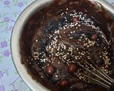 A picture of step 2 of Chocolate tea time cake.