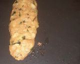 A picture of step 6 of Veg frankie roll.