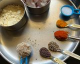 A picture of step 1 of Zunka Maharashtrian recipe,lunch or dinner,eat with chapati.